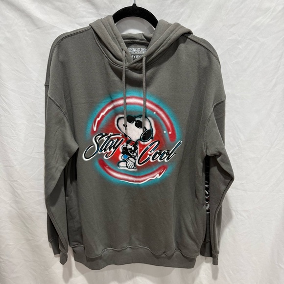 Peanuts Other - Peanuts Snoopy Graphic Hoodie Pullover Pocket Streetwear Med Charlie Brown